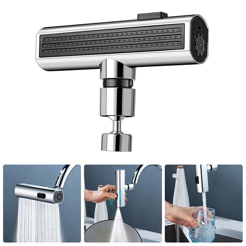 Universal Rotating Faucet Bubbler-Splash Proof