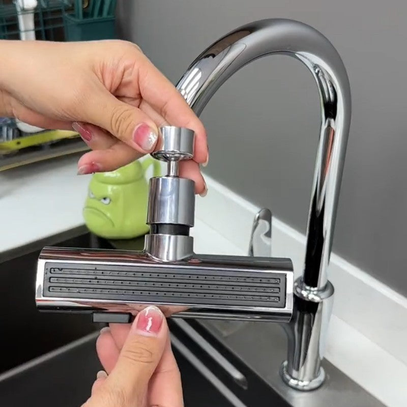 Universal Rotating Faucet Bubbler-Splash Proof